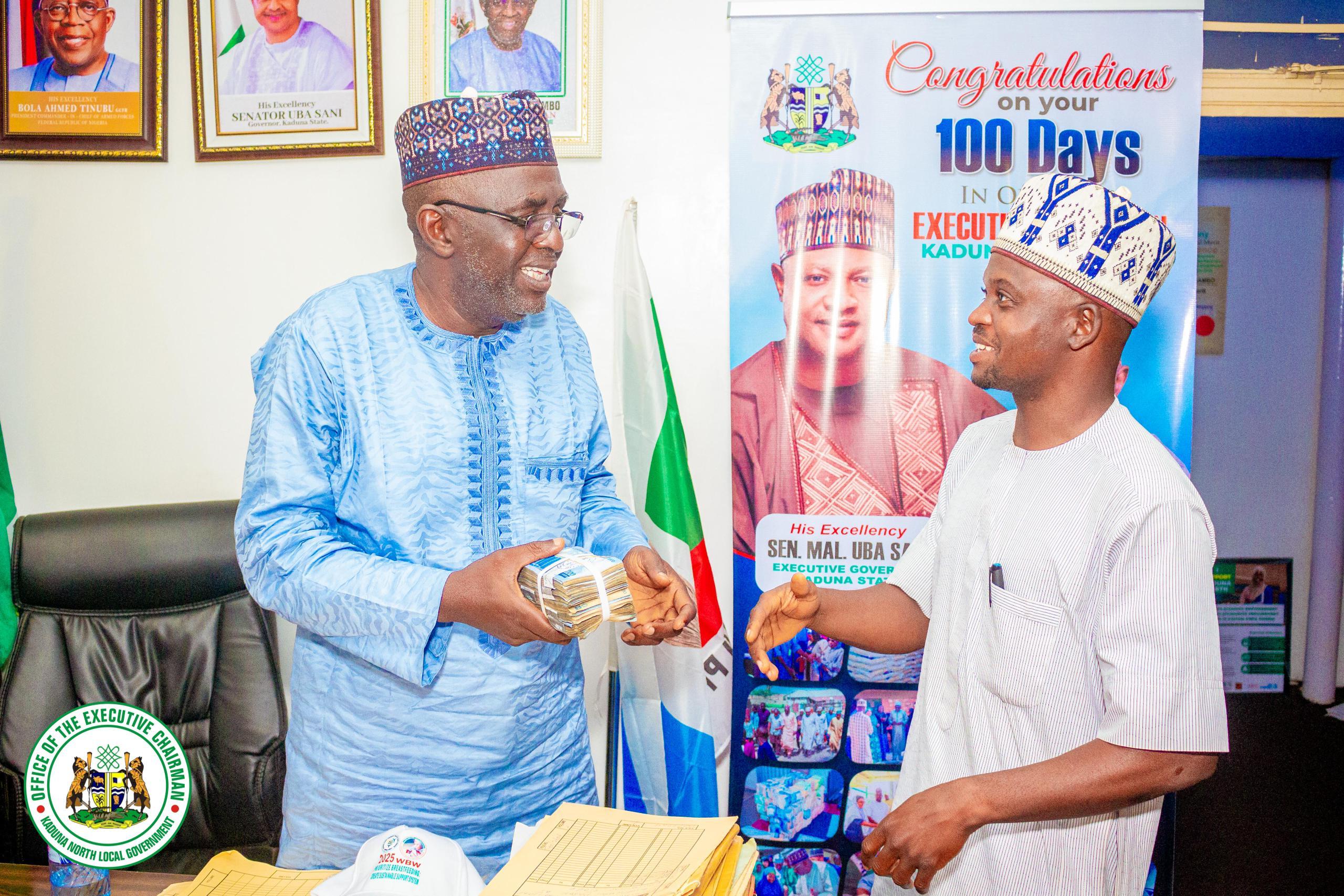 DONATION OF ₦500,000 FOR RENOVATION OF CEMETERY FENCE IN UNGUWAN DOSA